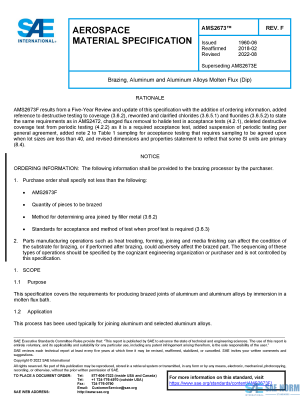SAE AMS 2673 Series PDF