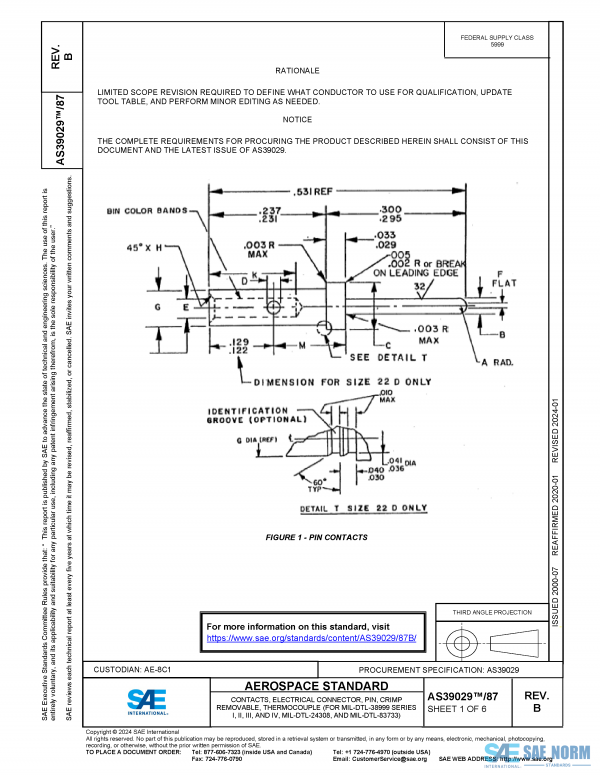 SAE AS 39029/87 Series PDF
