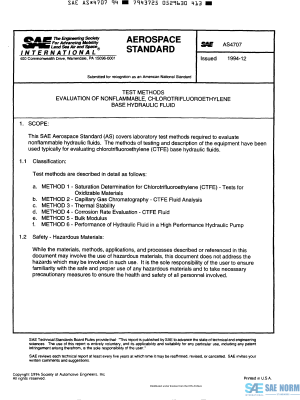 SAE AS 4707 Series PDF