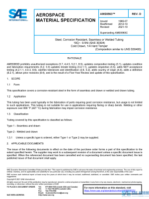 SAE AMS 5563 Series PDF