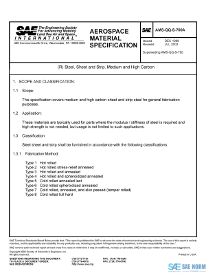 SAE AMSQQS 700 Series PDF