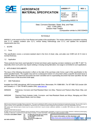 SAE AMS 5511 Series PDF