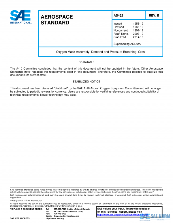SAE AS 452 Series PDF