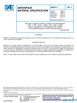 SAE AMS 5751 Series PDF