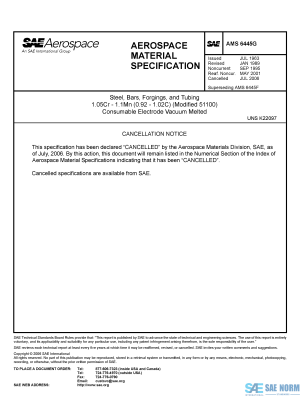 SAE AMS 6445 Series PDF
