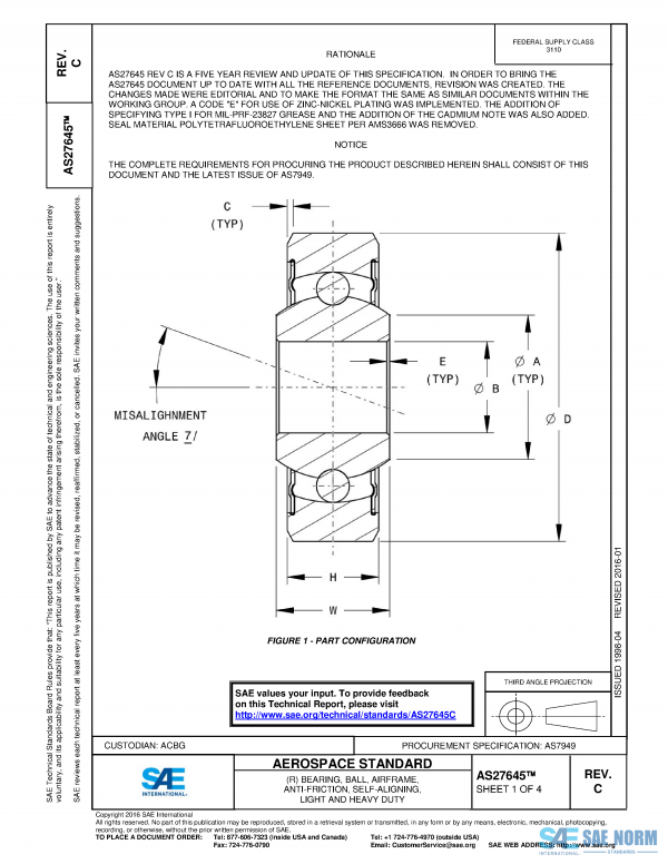 SAE AS 27645 Series PDF
