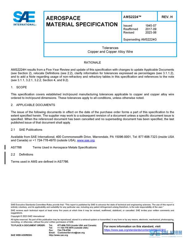 SAE AMS 2224 Series PDF