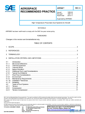 SAE ARP 699 Series PDF