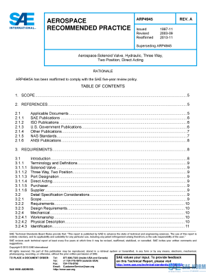 SAE ARP 4945 Series PDF
