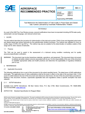 SAE ARP 5088 Series PDF