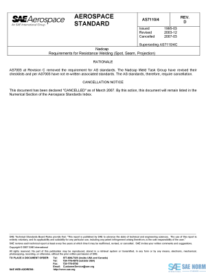 SAE AS 7110/4 Series PDF