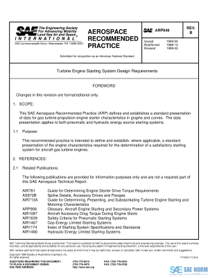 SAE ARP 949 Series PDF