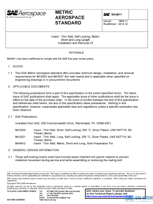 SAE MA 4811 Series PDF
