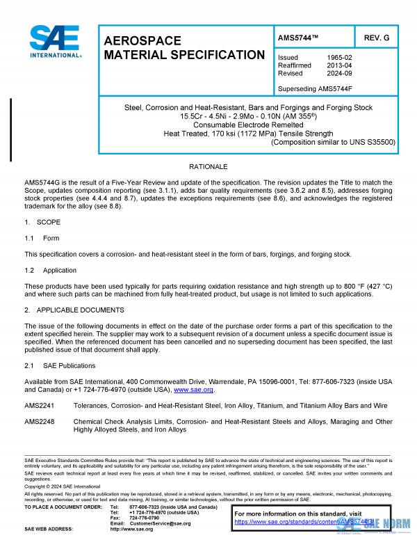 SAE AMS 5744 Series PDF