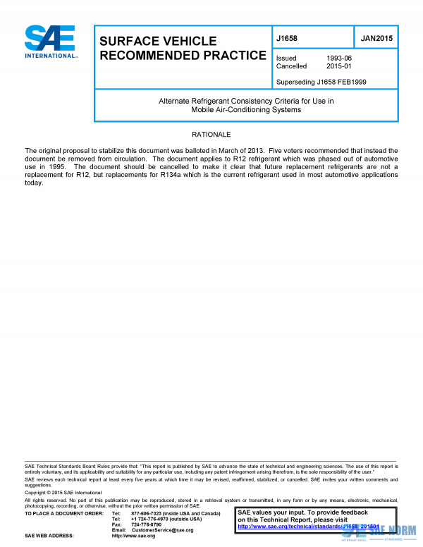 SAE J 1658 Series PDF