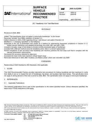 SAE J 600 Series PDF
