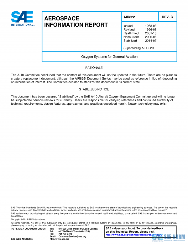 SAE AIR 822 Series PDF