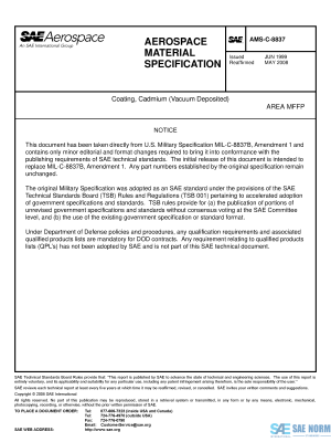 SAE AMSC 8837 Series PDF