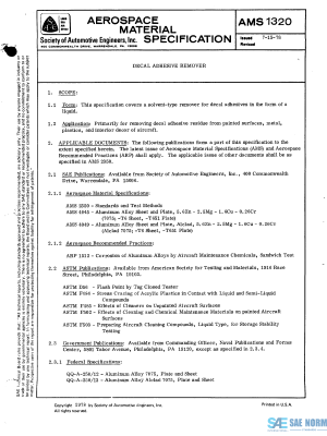 SAE AMS 1320 Series PDF