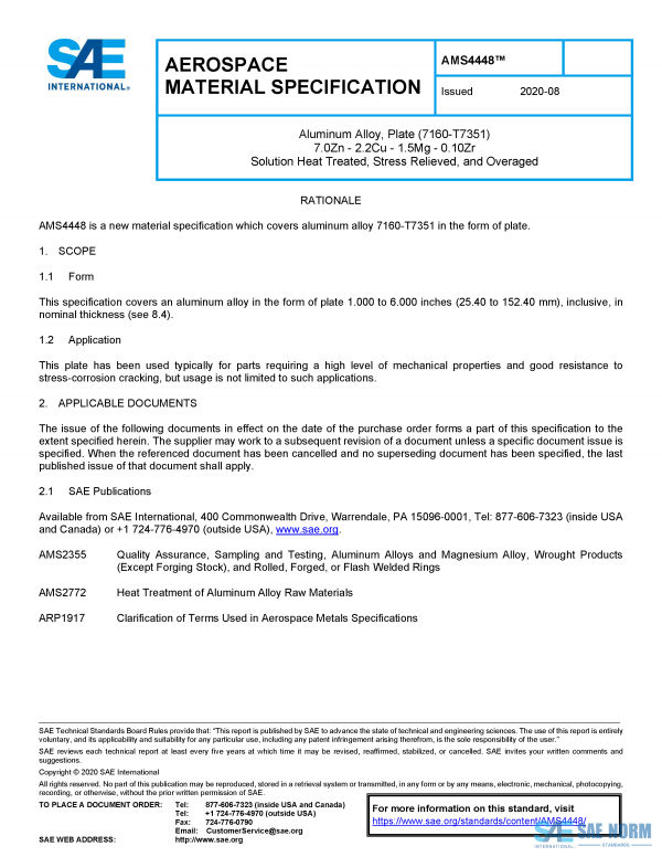 SAE AMS 4448 Series PDF