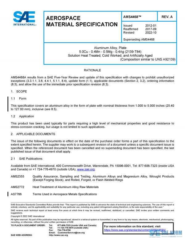 SAE AMS 4468 Series PDF
