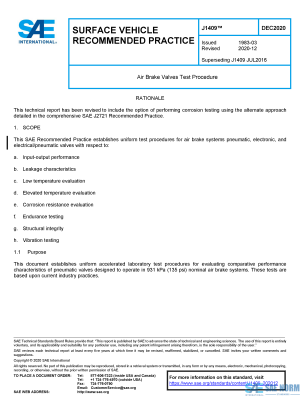 SAE J 1409 Series PDF