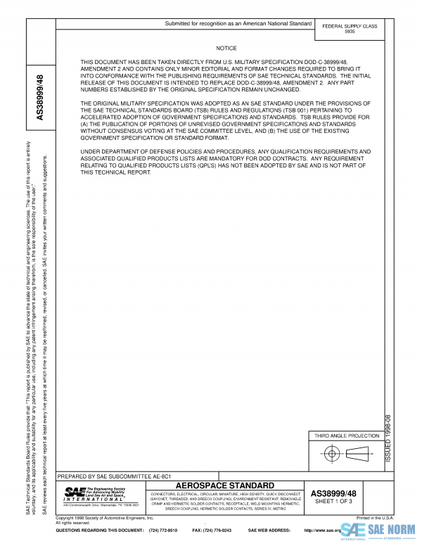 SAE AS 38999/48 Series PDF