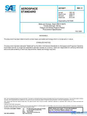 SAE AS 7459 Series PDF