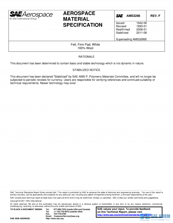 SAE AMS 3286 Series PDF