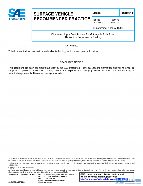 SAE J 1846 Series PDF