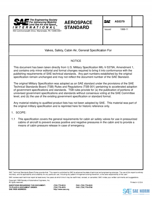 SAE AS 5379 Series PDF