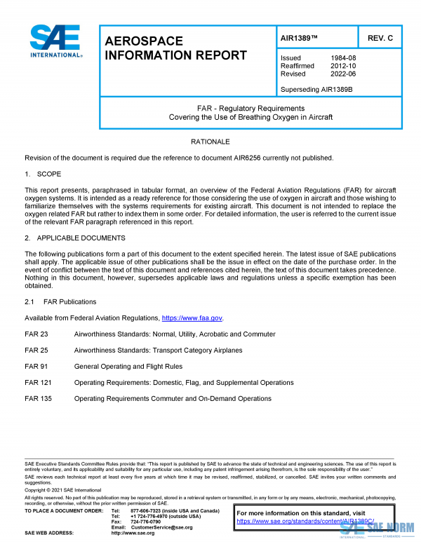 SAE AIR 1389 Series PDF