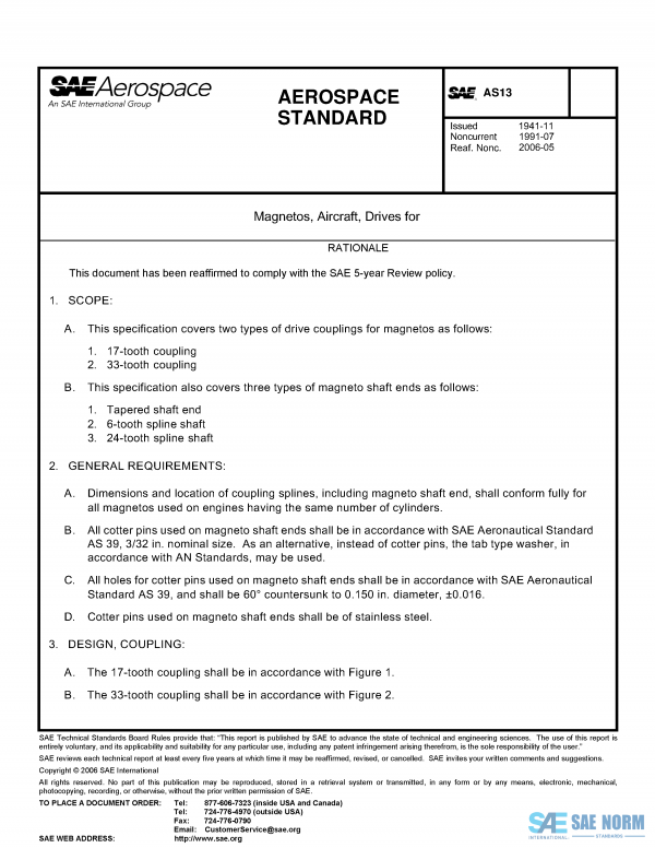 SAE AS 13 Series PDF
