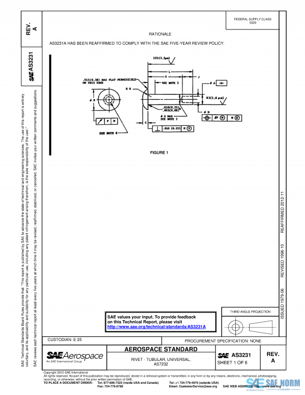 SAE AS 3231 Series PDF