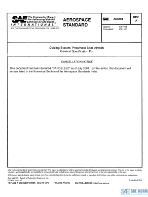 SAE AS 8804 Series PDF