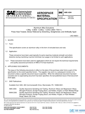 SAE AMS 4294 Series PDF