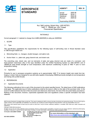SAE AS 5878 Series PDF
