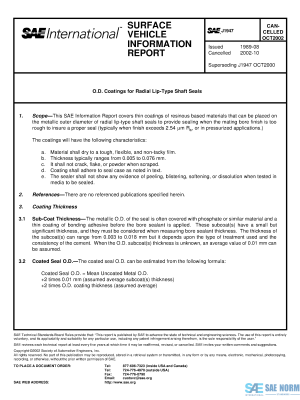 SAE J 1947 Series PDF