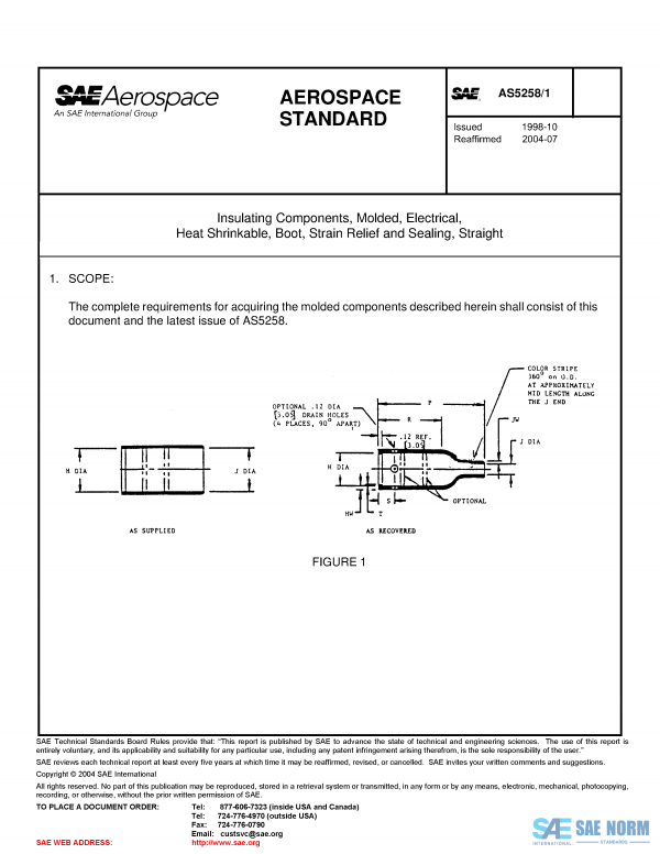 SAE AS 5258/1 Series PDF