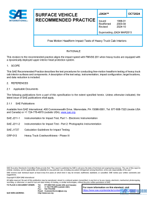 SAE J 2424 Series PDF