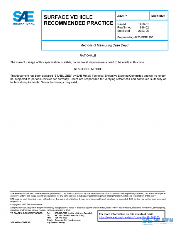 SAE J 423 Series PDF