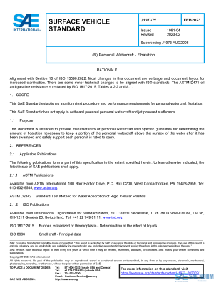 SAE J 1973 Series PDF