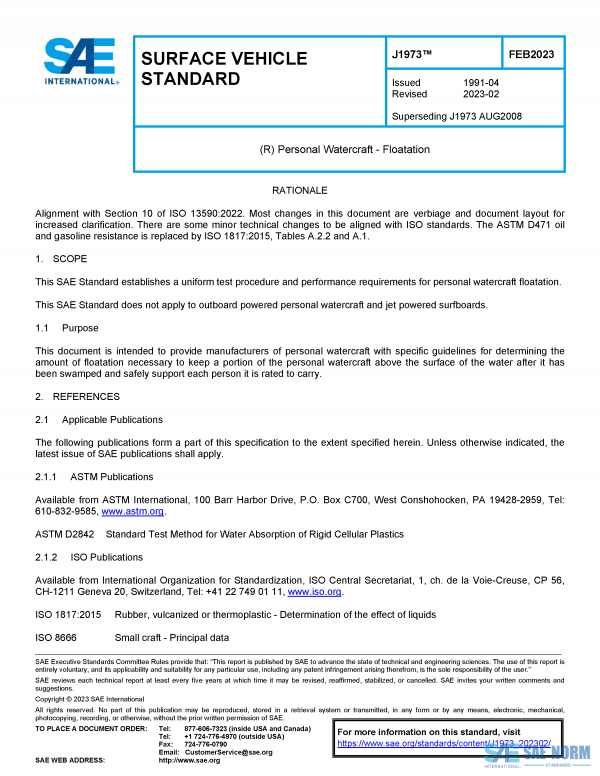 SAE J 1973 Series PDF