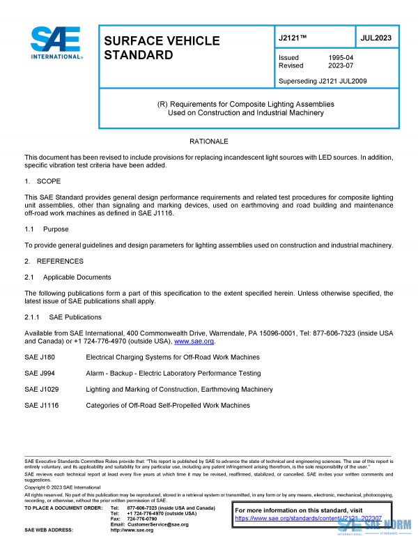 SAE J 2121 Series PDF