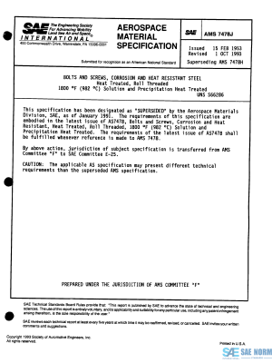 SAE AMS 7478 Series PDF