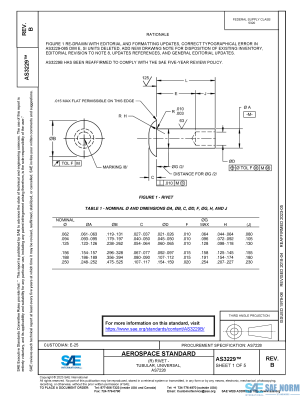 SAE AS 3229 Series PDF