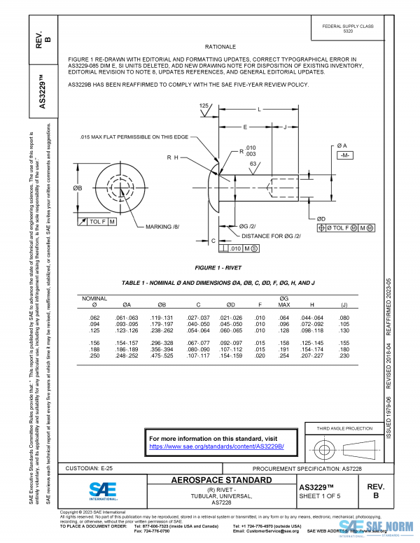 SAE AS 3229 Series PDF
