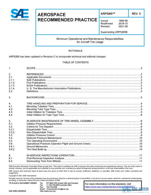 SAE ARP 5265 Series PDF