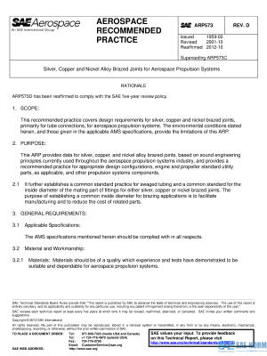 SAE ARP 573 Series PDF