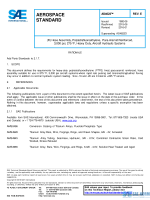 SAE AS 4623 Series PDF